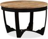 vidaXL Couchtisch Raues Massivholz Mango 60x40 cm 244673 Bild 2
