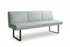 KAWOLA Esszimmerbank ELEEN Leder hellblau 183cm 85 x 69 x 183 cm Bild 3