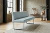 KAWOLA Esszimmerbank ELEEN Leder hellblau 183cm 85 x 69 x 183 cm Bild 5