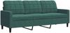 vidaXL 3-Sitzer-Sofa Dunkelgrün 180 cm Samt 4007636 Bild 2
