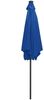 vidaXL Sonnenschirm mit LED-Beleuchtung und Alu-Mast 300 cm Azurblau 47367 Bild 4