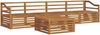 vidaXL Outdoor-Sofagarnitur 5 pcs Natur Massivholz Akazie 3372994 Bild 2