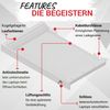 bümö Schreibtisch Schublade für Laptop & Notebooks abschließbar aus Metall in weiß mit Schloss und Antirutschmatte - Unterbauschublade für Bürortische, UCT3-W Bild 2
