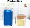 Gewürzgläser Set 12er 120ml Organizer Bambusdeckel Etiketten Kreidestift Bild 2