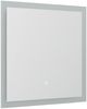 Badmöbel Mars 600 2-teilig mit LED Spiegel SlimLine weiss hochglanz : Weiss hochglanz Bild 5