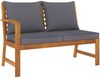 vidaXL 5-tlg. Garten-Lounge-Set mit Auflagen Massivholz Akazie 3057777 Bild 5