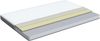 Foam Schaumstoffmatratze Grau mit Weiß 90x200 cm Viskoelastische Medium Härtegrad Bild 3