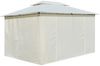 vidaXL Gartenpavillon mit Gardinen 4x3 m Weiß 43216 Bild 3