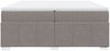 vidaXL Boxspringbett mit Matratze Taupe 200x200 cm Stoff 3285502 Bild 4