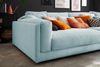 KAWOLA Big Sofa RAINA Cord hellblau 85 x 150 x 254 cm Bild 2