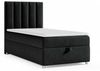 Best for Home Boxspringbett Trinity K10 SINGLE mit Bettkasten & Bonellfederkern, Komfort Topper H3 (Einzelbett, Polsterbett gepolstertes Kopfteil, Jugendbett, Kinderbett versch. Größen, 70x200 80x200 90x200 100x200 cm), mit oder ohne Topper, Flexible L... Bild 4