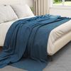 vidaXL Überwurfdecke Marineblau 270 x 240 cm Fleece 42017024 Bild 3