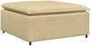 vidaXL Modulares Sofa mit Fußhocker und Kissen Graugrün 3321081 Bild 5