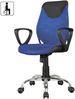 Kinder-Schreibtischstuhl TERNI Schwarz Blau für Kinder ab 6 mit Lehne, Kinder-Drehstuhl Kinder-Bürostuhl ergonomisch, Jugendstuhl höhenverstellbar Bild 4