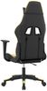 vidaXL Gaming-Stuhl mit Massagefunktion Schwarz & Golden Kunstleder 345447 Bild 3