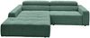 KAWOLA Sofa RENO Ecksofa Feincord grün Longchair links 68 x 217 x 258 cm Bild 5