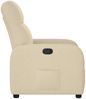 vidaXL Relaxsessel Creme Stoff 4015530 Bild 4