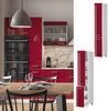 Apothekerschrank R-Line Rot Hochglanz 30 cm Vicco Bild 2
