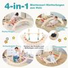 4 in 1 Kletterbogen mit Abnehmbarem Sitz Klettergerüst zum Wippen Schaukeln Klettern Krabbeln Bild 3