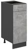Küchenunterschrank R-Line Beton 30 cm ohne Arbeitsplatte Vicco Bild 4