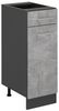 Küchenunterschrank R-Line Beton 30 cm ohne Arbeitsplatte Vicco Bild 5