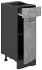 Küchenunterschrank R-Line Beton 30 cm ohne Arbeitsplatte Vicco Bild 3