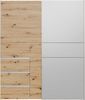Schiebetürenschrank >WINN 2< 3 Schübe, 2 Stangen, Artisan Eiche Dekor - 170,3x200,5x61,2cm (BxHxT) Bild 3