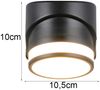 LED Außenwandleuchte CUSCO Downlight in Schwarz, Höhe 10cm Bild 3