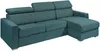 Vente-unique - VIZIR Sofa Stoff Blau - B 223 cm94 cm x H 110 cm95 cm x L 282 cm Bild 4