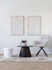 Drehstuhl >Cordoba< (2er-Set) in Hellgrau, Stahl, Stoff - 61x95x61cm (BxHxT) Bild 2
