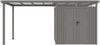 Metall Gerätehaus Style 4,45 m² Spar-Set 1 Alu Grau Bild 3