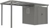 Metall Gerätehaus Style 4,45 m² Spar-Set 1 Alu Grau Bild 5