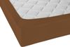Castell Jersey-Stretch-Spannbetttuch 0077113, chocolate, 1x 120x200 cm Bild 2