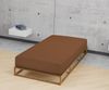Castell Jersey-Stretch-Spannbetttuch 0077113, chocolate, 1x 120x200 cm Bild 3