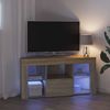 vidaXL Eck-LED-TV-Schrank Sonoma-Eiche 100 x 40 x 50 cm Holzwerkstoff 889797 Bild 4