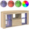 vidaXL Eck-LED-TV-Schrank Sonoma-Eiche 100 x 40 x 50 cm Holzwerkstoff 889797 Bild 3