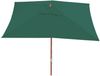 Ersatz-Bezug für Sonnenschirm Florida 3x4m, Sonnenschirmbezug Ersatzbezug, Polyester ~ grün Bild 5