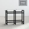 CLP Getränkekistenständer Stack aus Metall freistehend robust stabil,schwarz 75x91x31 cm Bild 2