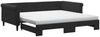 vidaXL Tagesbett Ausziehbar mit Matratzen Schwarz 100x200 cm Samt 3197806 Bild 2