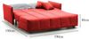 Dmora 3-Sitzer Schlafsofa Ardis, Sofa mit Trolley-Öffnung aus gepolstertem Stoff, Standardarmlehnen, 100 % Made in Italy, 190 x 90 x 85 cm, Rot Bild 4