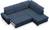 Selsey 'Jamaal' Ecksofa mit Schlaffunktion und Stauraum rechtsseitig, marineblau Bild 4