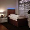 vidaXL Boxspringbett mit Matratze Rosa 100x200 cm Samt 3294579 Bild 5