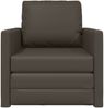 vidaXL Schlafsofa 60cm Grau Kunstleder 4106632 Bild 5