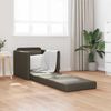 vidaXL Schlafsofa 60cm Grau Kunstleder 4106632 Bild 3