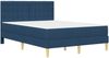 vidaXL Bettgestell mit Matratze mit Kopfteil Blau 160 x 200 cm Stoff 3415122 Bild 3