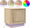 vidaXL Nachttisch Sonoma-Eiche 44 x 34,5 x 45 cm Holzwerkstoff 869566 Bild 2