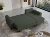 Wohnzimmersofa mit Schlaffunktion und Bettkasten - HUGO-Non - Grün Boucle Bild 4