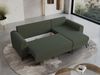 Wohnzimmersofa mit Schlaffunktion und Bettkasten - HUGO-Non - Grün Boucle Bild 3