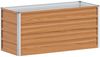 vidaXL Hochbeet Hellbraun 100 x 40 x 45 cm Verzinkter Stahl 42017325 Bild 2