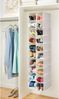mDesign Hängeregal Organizer Aufbewahrung 20 Fächer Kunststoff Blau / Beige Bild 3